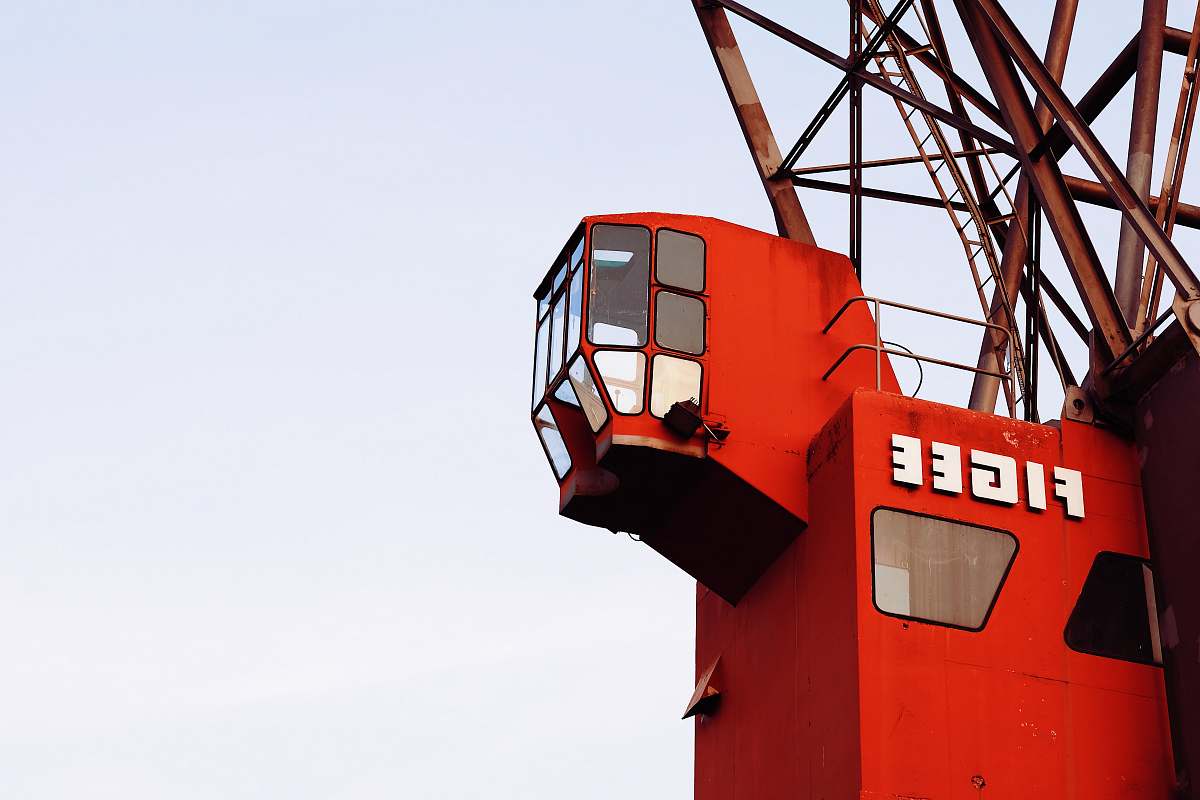 construction crane low angle photography of Figee crane controller the netherlands